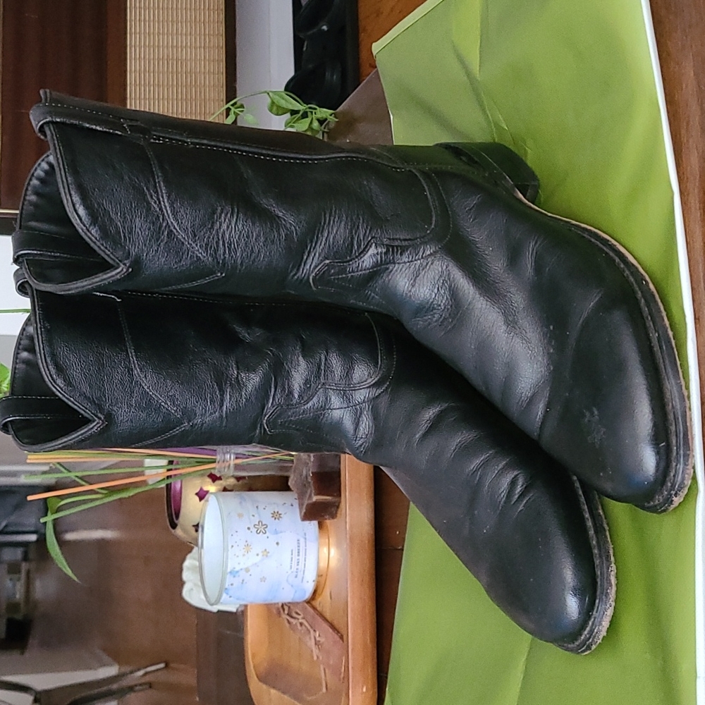 Men's Black Cowboy Boots